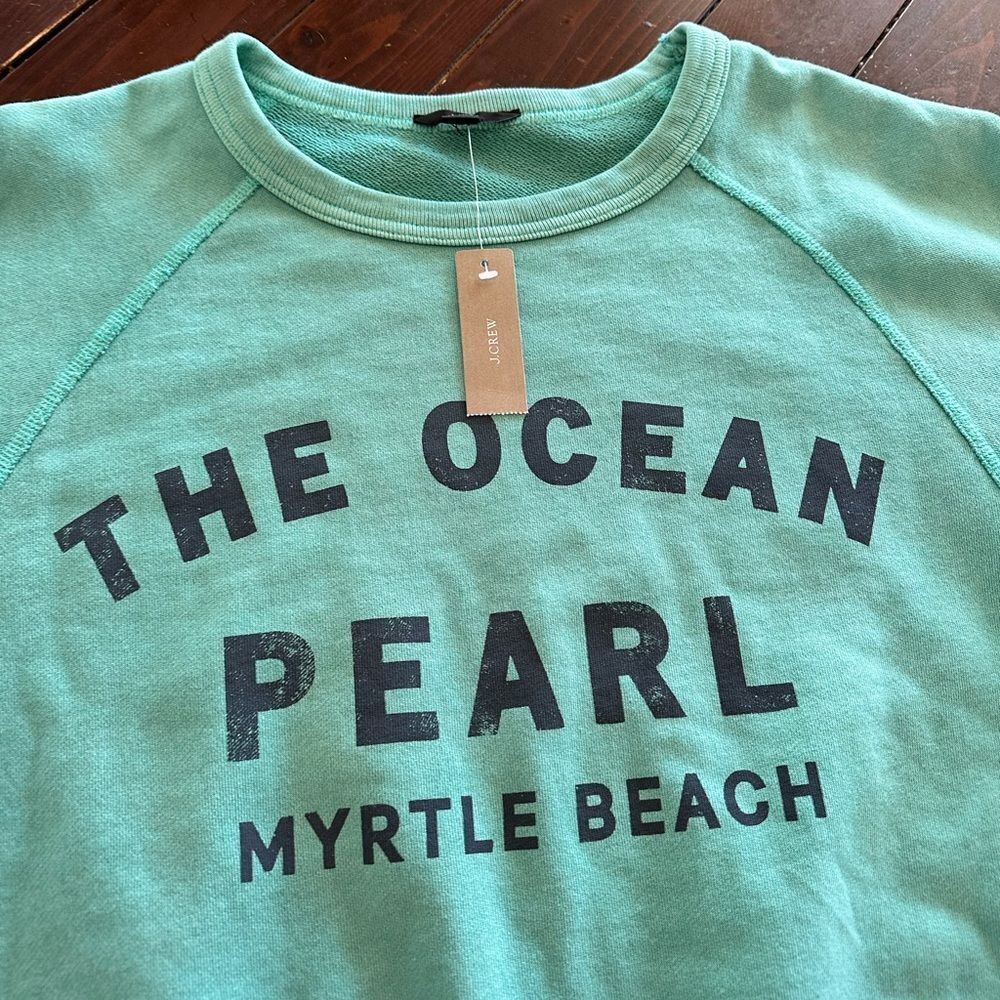 NEW J. Crew Myrtle Beach crew sweater. Small
